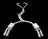 iPE Valvetronic Exhaust System with Front and Mid Pipes (Stainless) for Audi S5