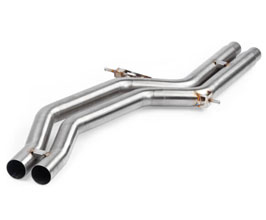 APR Exhaust Mid Pipes with Muffler Delete (Stainless) for Audi A6 C7