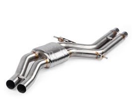 APR Exhaust Mid Pipes with Center Muffler (Stainless) for Audi A6 C7