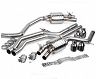 APR Catback Exhaust System with Mid Center Muffler Delete (Stainless) for Audi S6 4.0L TFSI C7