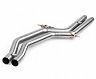 APR Exhaust Mid Pipes with Muffler Delete (Stainless)