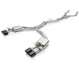 Fi Exhaust Valvetronic Exhaust System with Front and Mid X-Pipe (Stainless) for Audi A6 C7