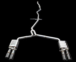 iPE Exhaust Valvetronic Exhaust System with Front and X-Pipes (Stainless) for Audi A6 Avant