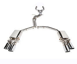 iPE Valvetronic Exhaust System with Front and X-Pipes (Stainless) for Audi A6 C7