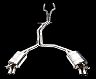 iPE Valvetronic Exhaust System with Front and Mid Pipes (Stainless)