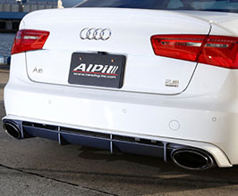 NEWING Alpil Rear Diffuser with Muffler Cutter (FRP) for Audi A6 / S6