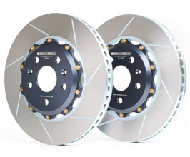 GiroDisc Rotors - Front (Iron) for Audi A6 C7