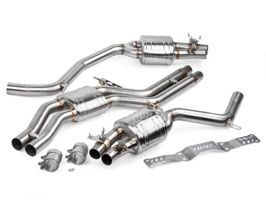 APR Catback Exhaust System with Mid Center Muffler (Stainless) for Audi RS7 4.0L TFSI C7