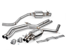 APR Catback Exhaust System with Mid Center Muffler Delete (Stainless) for Audi RS7 4.0L TFSI C7