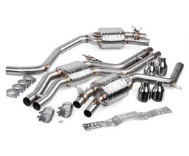 APR Catback Exhaust System with Mid Center Muffler (Stainless) for Audi A7 C7