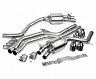 APR Catback Exhaust System with Mid Center Muffler Delete (Stainless) for Audi S7 4.0L TFSI C7