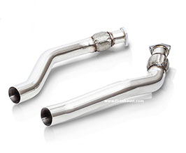Fi Exhaust Ultra High Flow Cat Bypass Downpipes (Stainless) for Audi A7 C7