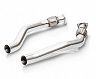 Fi Exhaust Ultra High Flow Cat Bypass Downpipes (Stainless) for Audi S7 Sportback C7