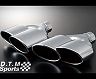 WALD DTM Sports TWIN240x2 Exhaust Muffler Cutter Tips (Stainless)