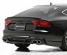 WALD Sports Line Rear Skirt Half Spoiler (FRP) for Audi A7 Sportback