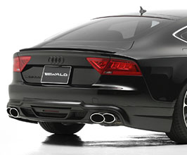 WALD Sports Line Rear Skirt Half Spoiler (FRP) for Audi A7 C7