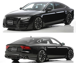 WALD Sports Line Half Spoiler Body Kit (FRP) for Audi A7 C7