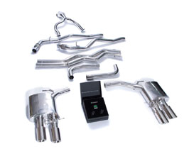 ARMYTRIX Valvetronic Exhaust System with Front and Mid Pipes (Stainless) for Audi A7 C8