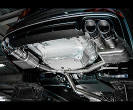 iPE Exhaust Exhaust System with Front and Mid Pipes and Rear Diffuser (Stainless) for Audi A7 C8