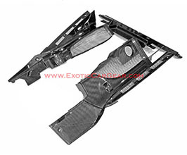 Exotic Car Gear Engine Bay Side and Rear Cover Panels (Carbon Fiber) for Audi R8 1