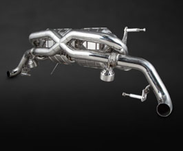 Capristo Valved X-Pipe Exhaust (Stainless) for Audi R8 1