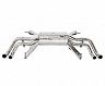Tubi Style Exhaust Muffler System - Loud Version (Stainless) for Audi R8 V10