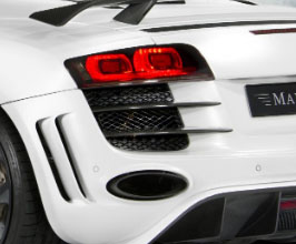 MANSORY Rear Bumper Vent Grid Covers (Dry Carbon Fiber) for Audi R8 1