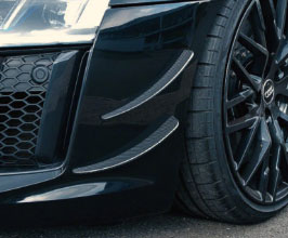 Capristo Front Bumper Fin Canards (Carbon Fiber) for Audi R8 2