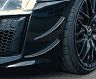 Capristo Front Bumper Fin Canards (Carbon Fiber) for Audi R8