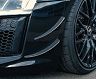 Capristo Front Bumper Fin Canards (Carbon Fiber)