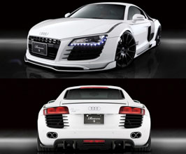 ROWEN World Platinum Aero Spoiler Lip Kit for Audi R8