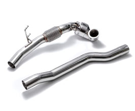 ARMYTRIX Sport Cat Pipe with Secondary Down Pipe - 200 Cell (Stainless) for Audi TT / TTS