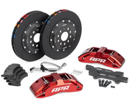 APR Front Brake Kit - 6POT with 350mm 2-Piece Rotors (Red) for Audi TT MK3