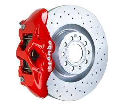 Brembo B-M Brake System - Front 4POT with 345mm 1-Piece Rotors for Audi TT MK3