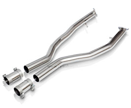 Fi Exhaust Secondary Cat Bypass Pipes (Stainless) for Bentley Bentayga 1