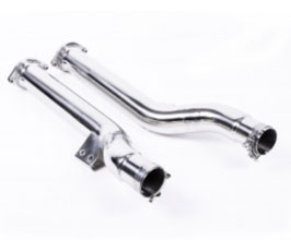 Larini Secondary Race Cat Bypass Pipes (Stainless) for Bentley Bentayga 1