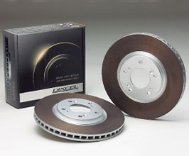 DIXCEL HD Type Heat-Treated Plain Disc Rotors - Rear for Bentley Continental GT 1