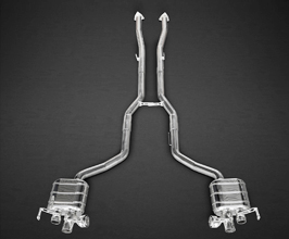 Capristo Valved Muffler Exhaust System with OE Valve Control (Stainless) for Bentley Continental GT 2