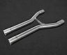 Capristo Middle Silencer Secondary Cat Bypass Pipes (Stainless) for Bentley Continental GT V8 (Incl S)