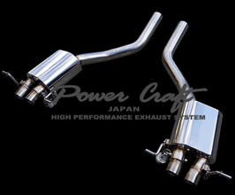 Power Craft Hybrid Exhaust Muffler System with Valves (Stainless) for Bentley Continental GT 2