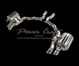 Power Craft Hybrid Exhaust Muffler System with Valves (Stainless) for Bentley Continental GT 3