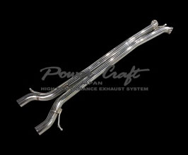 Power Craft Intermediate Mid Straight Pipes (Stainless) for Bentley Continental GT 3