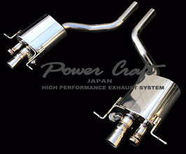 Power Craft Hybrid Exhaust Muffler System with Valves (Stainless) for Bentley Flying Spur W12