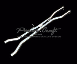 Power Craft Intermediate Mid Straight Pipes (Stainless) for Bentley Flying Spur W12