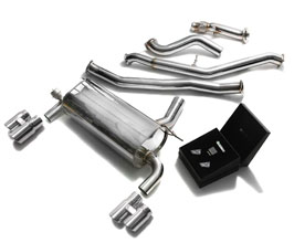 ARMYTRIX Valvetronic Catback Exhaust System with Quad Tips (Stainless) for BMW 3-Series F