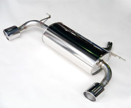 ARQRAY Exhaust System with Dual Tips for 335i Rear (Stainless) for BMW 3-Series F