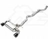 Fi Exhaust Valvetronic Exhaust System with Mid Pipe and Front Pipe (Stainless) for BMW 320i / 328i N26