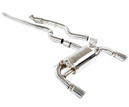 iPE Valvetronic Exhaust System with Mid Pipe and Front Pipe (Stainless) for BMW 335i F30 N55