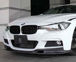 3DDesign Carbon Fibre Front Splitter for BMW 3 Series M Sport