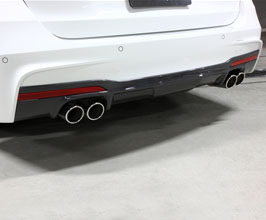 3D Design Aero Rear Diffuser - Quad (Carbon Fiber) for BMW 335i F30/F31 M-Sport